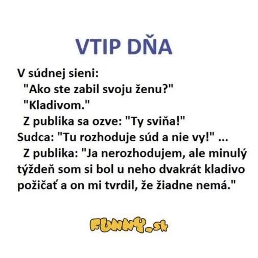 čierny vtip: nerozhodujem